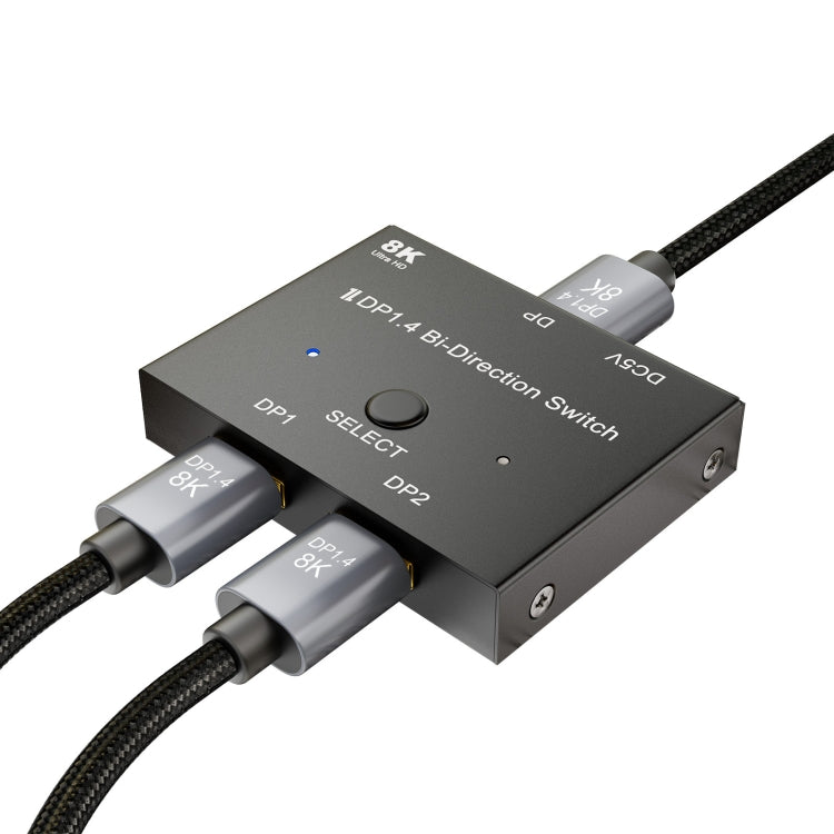 Conmutador bidireccional 8K DP 1.4, 8K Switcher(Black)