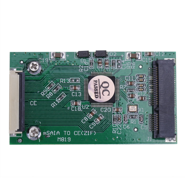 Mini PCI-E SATA mSATA SSD a 40 pines 1,8 pulgadas ZIF CE SSD tarjeta convertidora