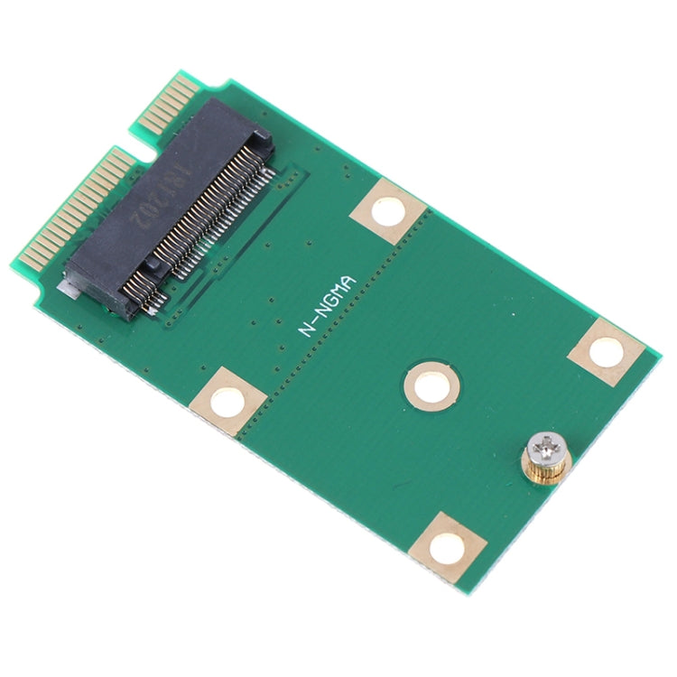 Mini PCI-E M.2 NGFF 30 mm 42 mm SSD a tarjeta adaptadora mSATA de 52 pines
