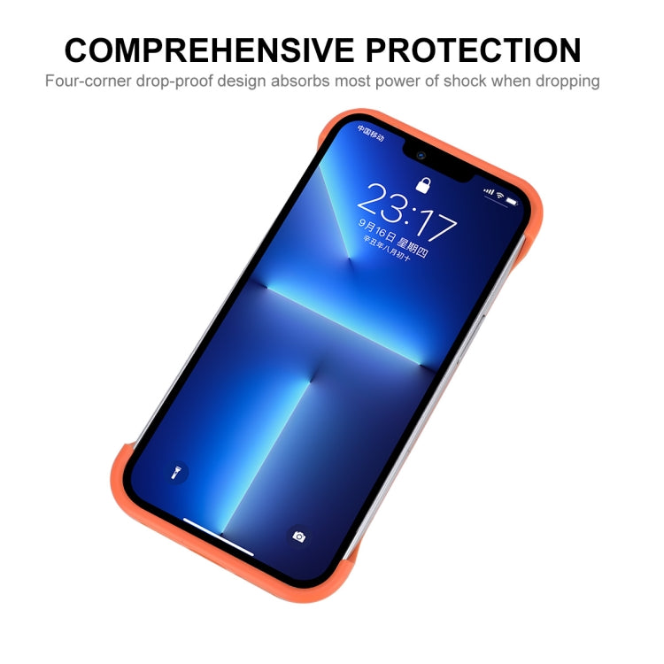 ENKAY Estuche de PC sin marco hueco a prueba de golpes para iPhone 13, For iPhone 13