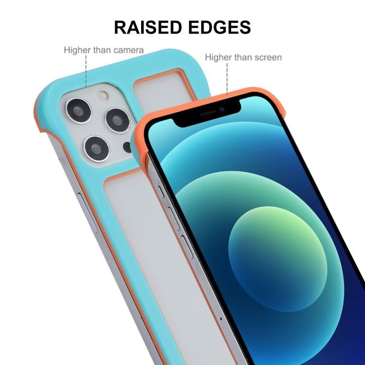 ENKAY Estuche de PC sin marco hueco a prueba de golpes para iPhone 12 Pro Max, For iPhone 12 Pro Max