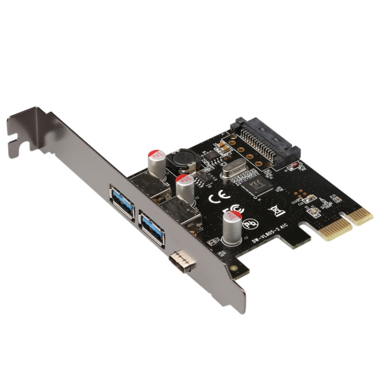 Tarjeta de expansión USB 3.1 Type-C PCIe a Type-C y Type A 3.0 Tarjeta elevadora USB PCI Express
