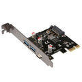 Tarjeta de expansión USB 3.1 Type-C PCIe a Type-C y Type A 3.0 Tarjeta elevadora USB PCI Express