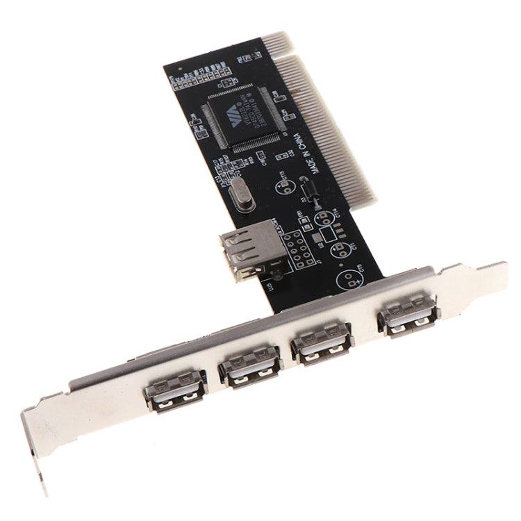 Adaptador de tarjeta controladora HUB PCI USB 2,0 de alta velocidad de 480Mbps