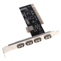 Adaptador de tarjeta controladora HUB PCI USB 2,0 de alta velocidad de 480Mbps