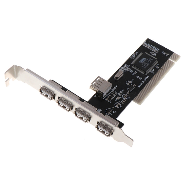 Adaptador de tarjeta controladora HUB PCI USB 2,0 de alta velocidad de 480Mbps