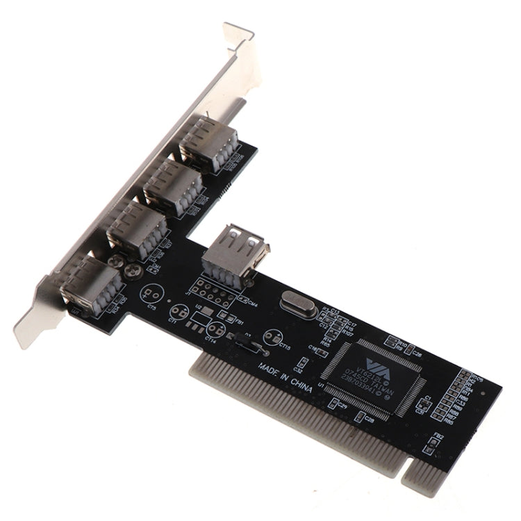 Adaptador de tarjeta controladora HUB PCI USB 2,0 de alta velocidad de 480Mbps