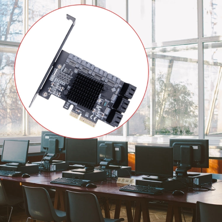 Tarjeta de expansión PCI Express a SATA 3.0 de 6 Gbps