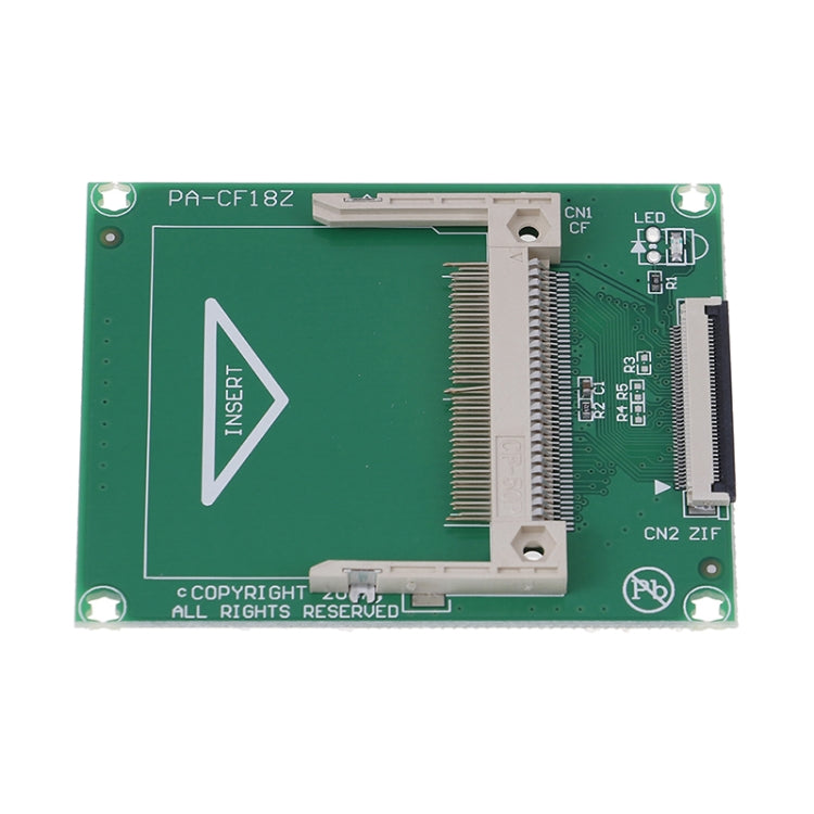 Tarjeta de memoria Compact Flash CF de 1,8 pulgadas y 50 pines a tarjeta adaptadora ZIF/CE SSD HDD