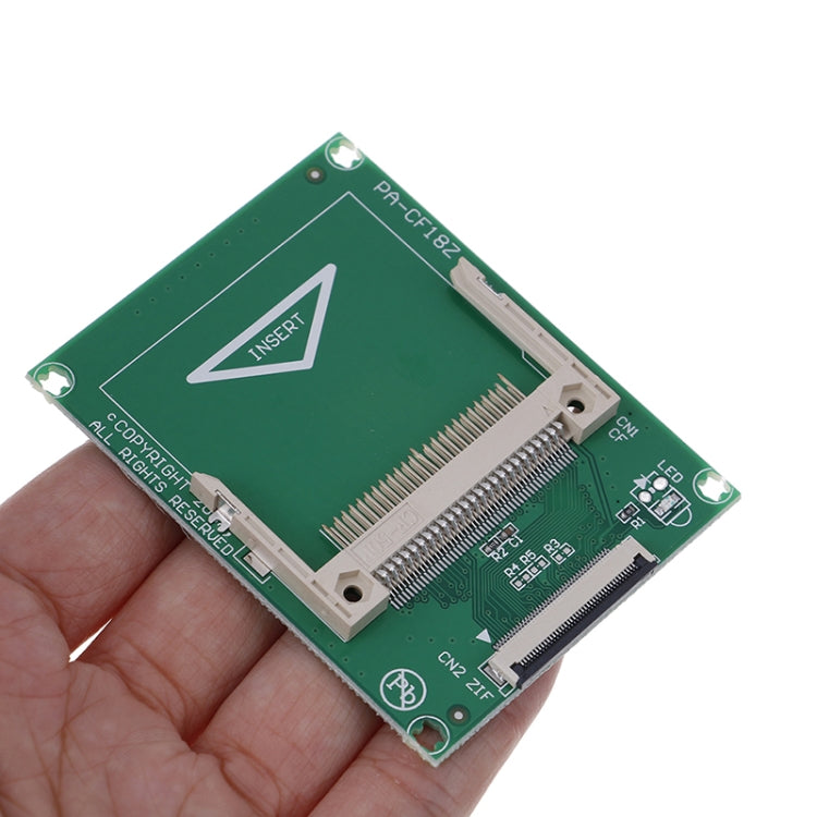 Tarjeta de memoria Compact Flash CF de 1,8 pulgadas y 50 pines a tarjeta adaptadora ZIF/CE SSD HDD