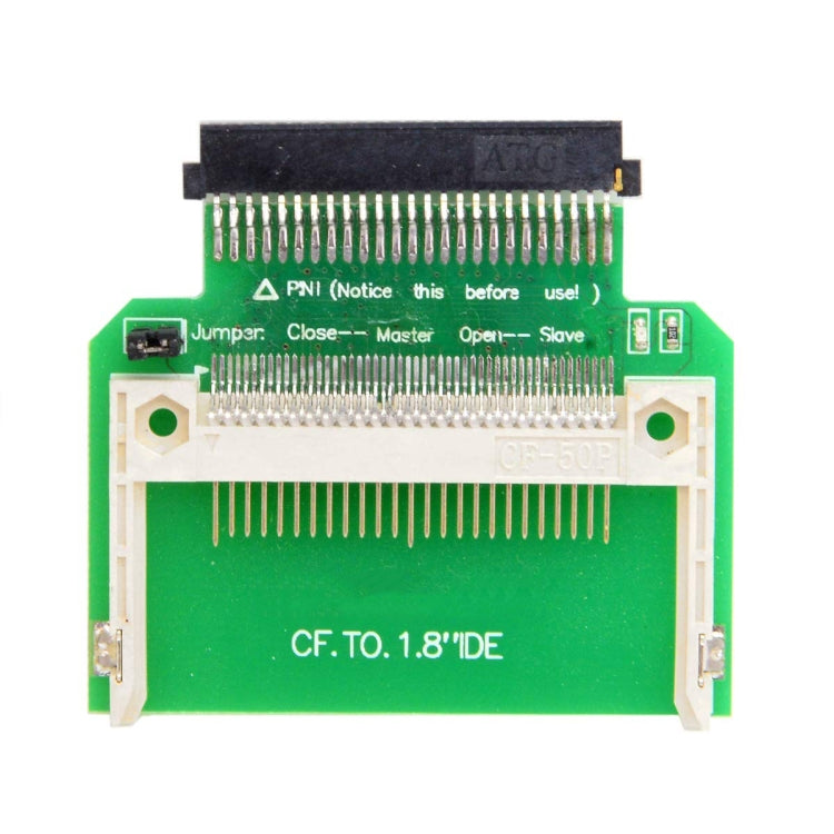 Tarjeta Compact Flash de memoria CF a adaptador SSD de disco duro Ide de 50 pines y 1,8 pulgadas
