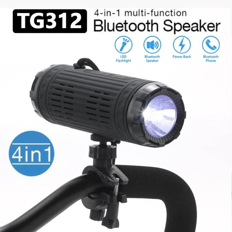 T&G TG312 LED Altavoz Bluetooth inalámbrico multifuncional portátil para exteriores