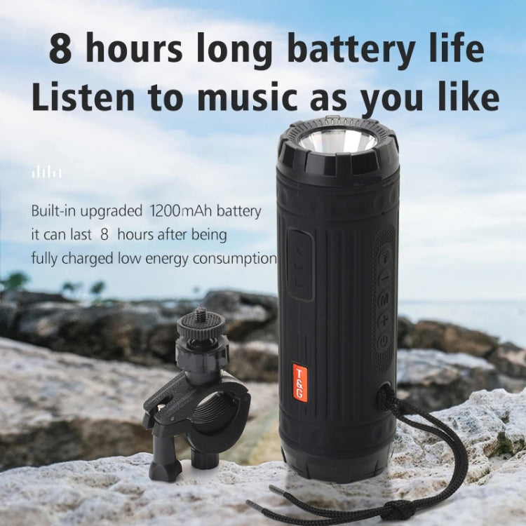 T&G TG312 LED Altavoz Bluetooth inalámbrico multifuncional portátil para exteriores