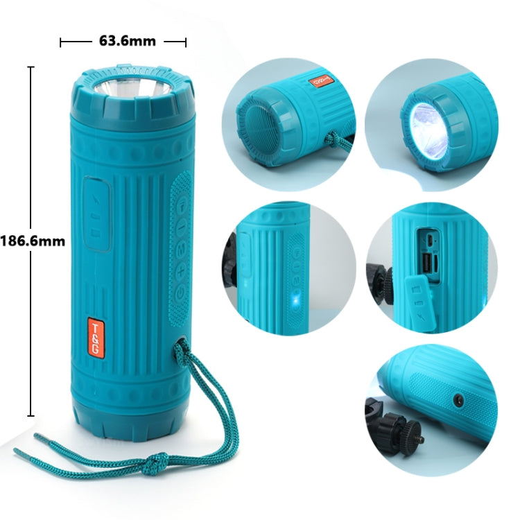 T&G TG312 LED Altavoz Bluetooth inalámbrico multifuncional portátil para exteriores