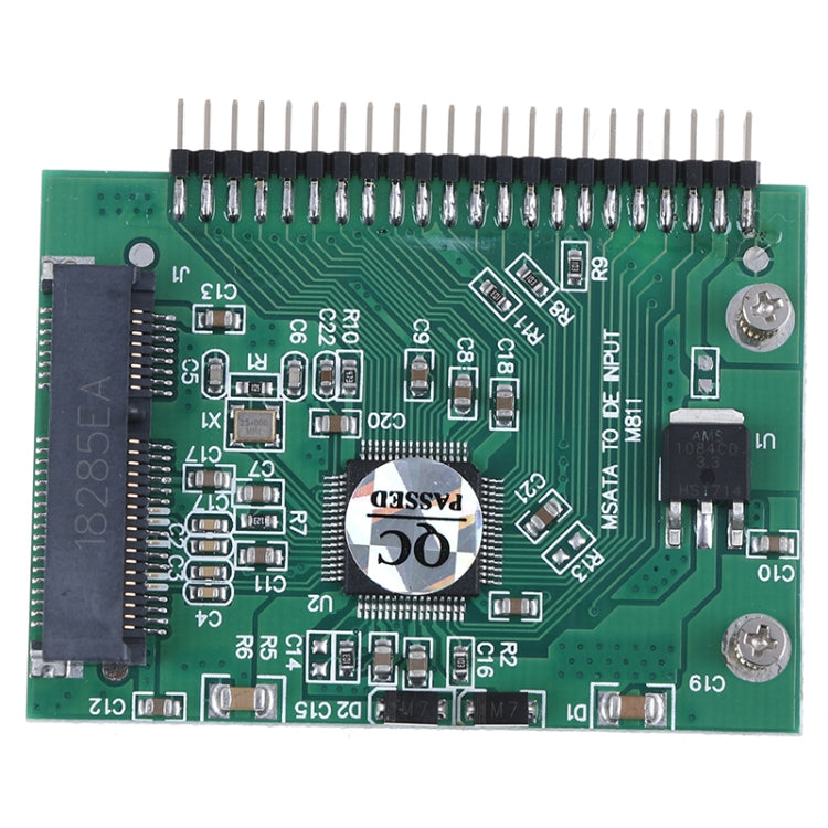 Adaptador mSATA SSD a IDE de 44 pines Tarjeta convertidora mSATA IDE