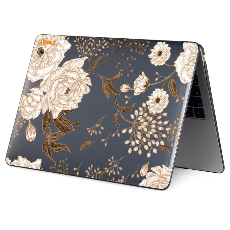 ENKAY Vintage Pattern Series Laotop Funda protectora de cristal para MacBook Air 13.3 pulgadas A1932 / A2179 / A2337, For MacBook Air 13.3 inch A1932 / A2179 / A2337