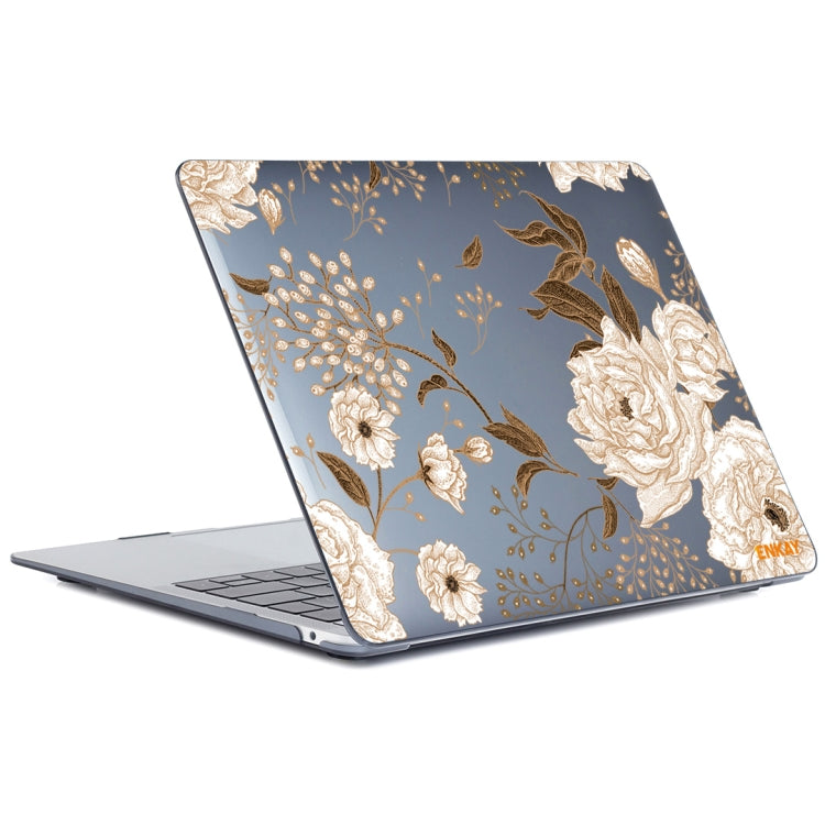 ENKAY Vintage Pattern Series Laotop Funda protectora de cristal para MacBook Pro 13.3 pulgadas A2251 / A2289 / A2338 2020, For MacBook Pro 13.3 inch A2251 / A2289 / A2338 2020