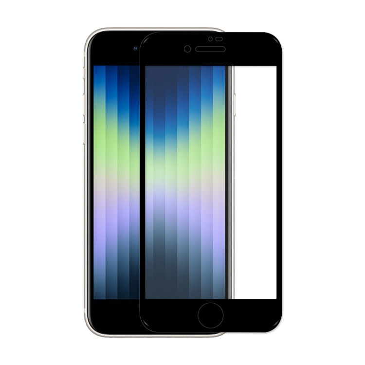 ENKAY Pegamento Completo 0.26mm 9H 2.5D Vidrio Templado Película Completa para iPhone SE 2022 / SE 2020 / 8 / 7, 1 PC, 2pcs, 5pcs, 10pcs
