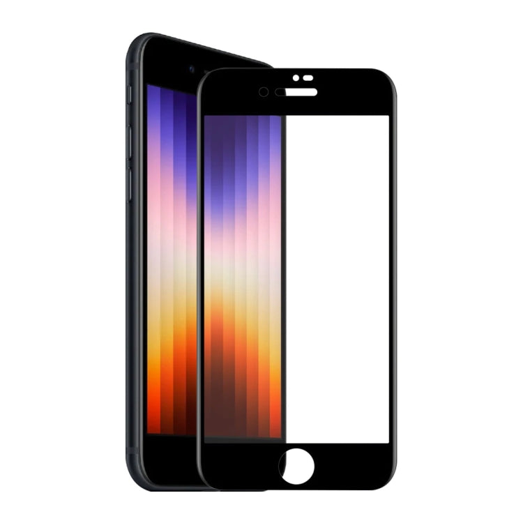 Película ENKAY Full Glue 6D de vidrio templado antiarañazos para iPhone SE 2022 / SE 2020 / 8 / 7, 1 PC, 2pcs, 5pcs