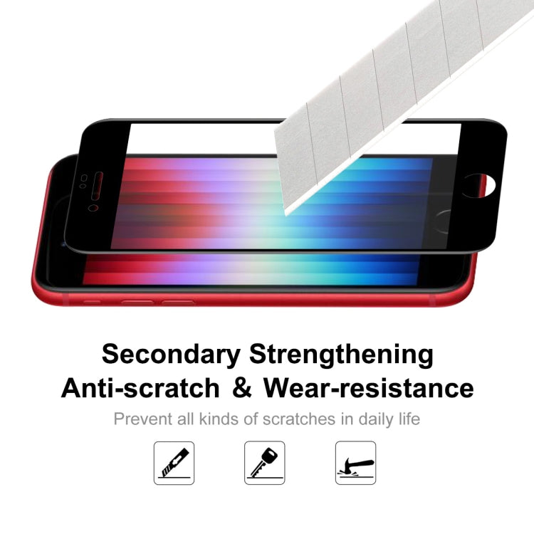Película ENKAY Full Glue 6D de vidrio templado antiarañazos para iPhone SE 2022 / SE 2020 / 8 / 7, 1 PC, 2pcs, 5pcs