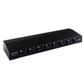 Caja amplificadora de potencia de 100W, 1 entrada y 8 salidas, altavoz conmutador de distribución