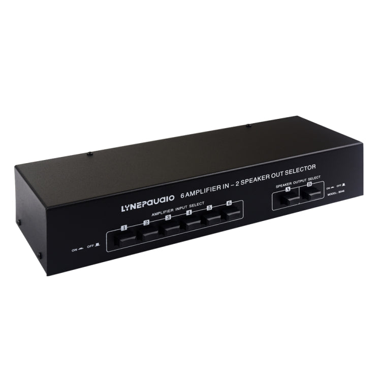 6 en 2 salidas 300W amplificador de potencia conmutador interruptor de altavoz distribuir dispositivo, 6 In 2 Out