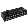 Conmutador de Audio RCA de 6 entradas y 4 salidas, Selector de señal, Control de interruptor de dispositivo de distribución