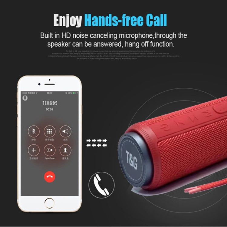 T&G TG332 10W Altavoz Bluetooth portátil impermeable estéreo HIFI