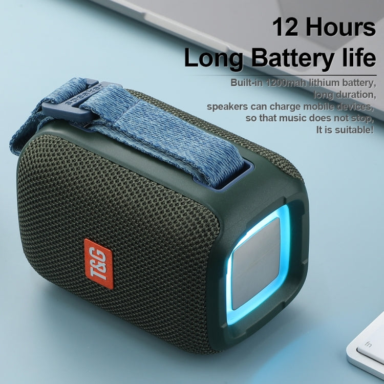 T&G TG339 RGB Light 5W Altavoz Bluetooth portátil impermeable