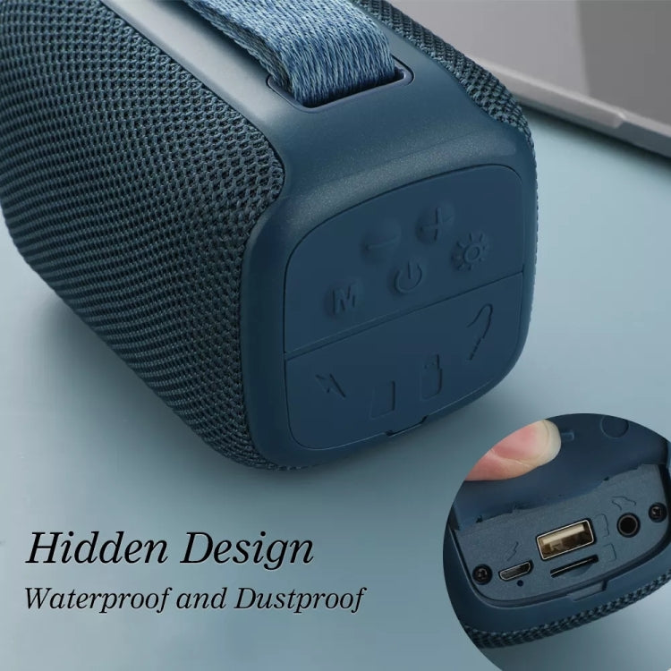 T&G TG339 RGB Light 5W Altavoz Bluetooth portátil impermeable