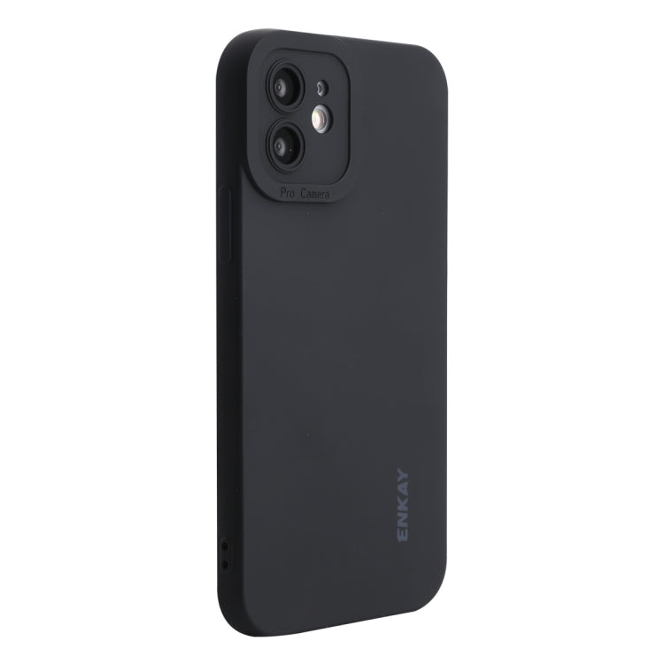 Funda de silicona líquida ENKAY para iPhone 12, For iPhone 12