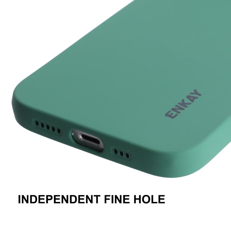 ENKAY Funda de Silicona Líquida para iPhone 13, For iPhone 13