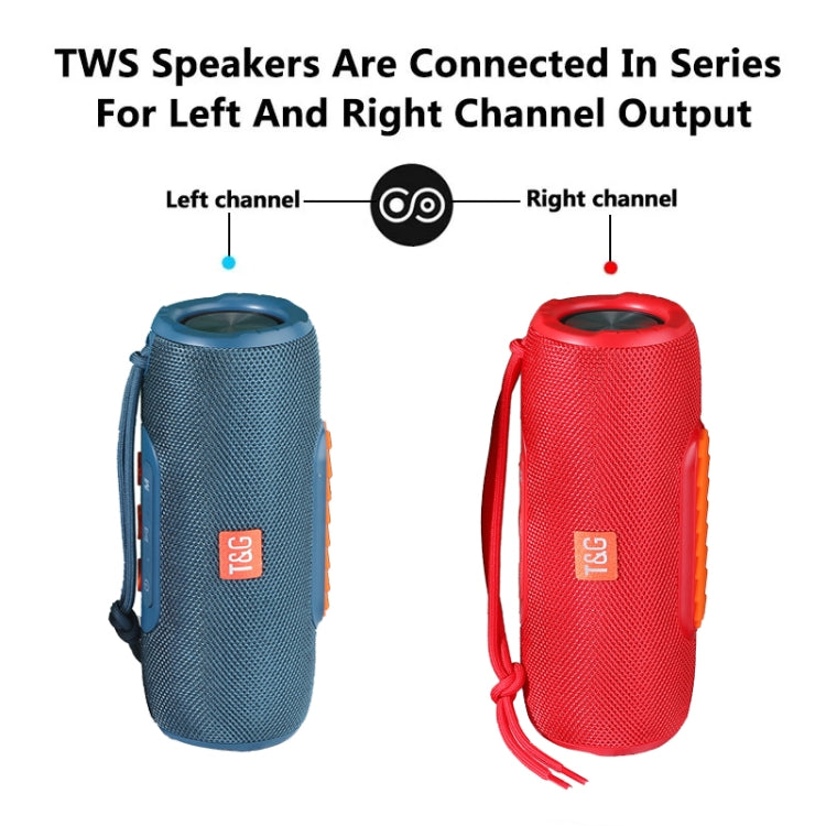 T&G TG341 TWS Altavoz portátil inalámbrico Bluetooth HiFi