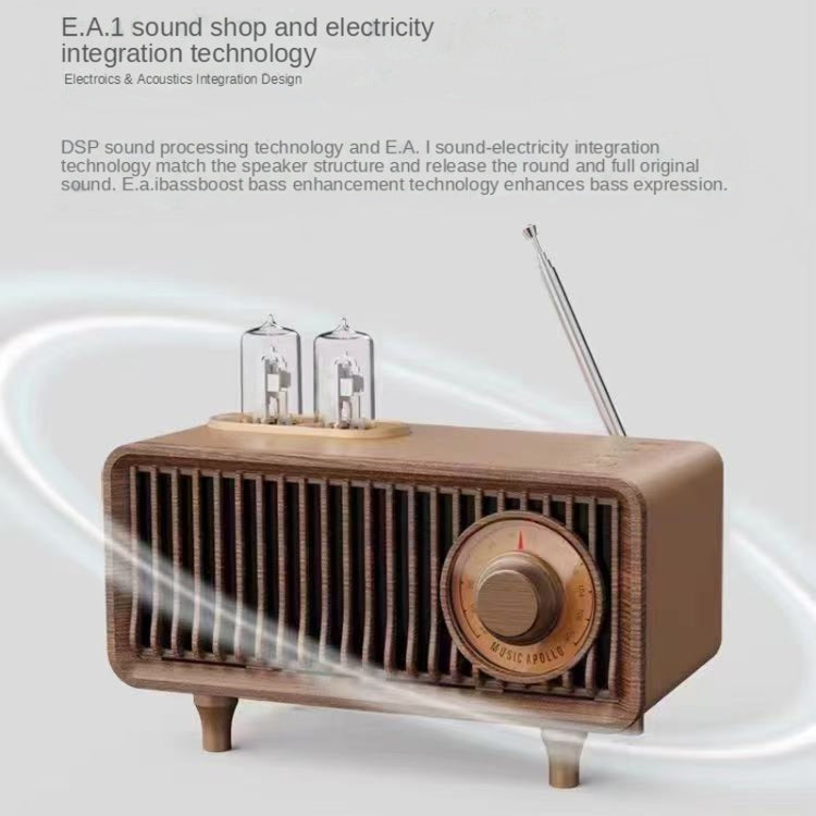 Oneder B9 Retro Altavoz Bluetooth portátil inalámbrico para interiores, B9