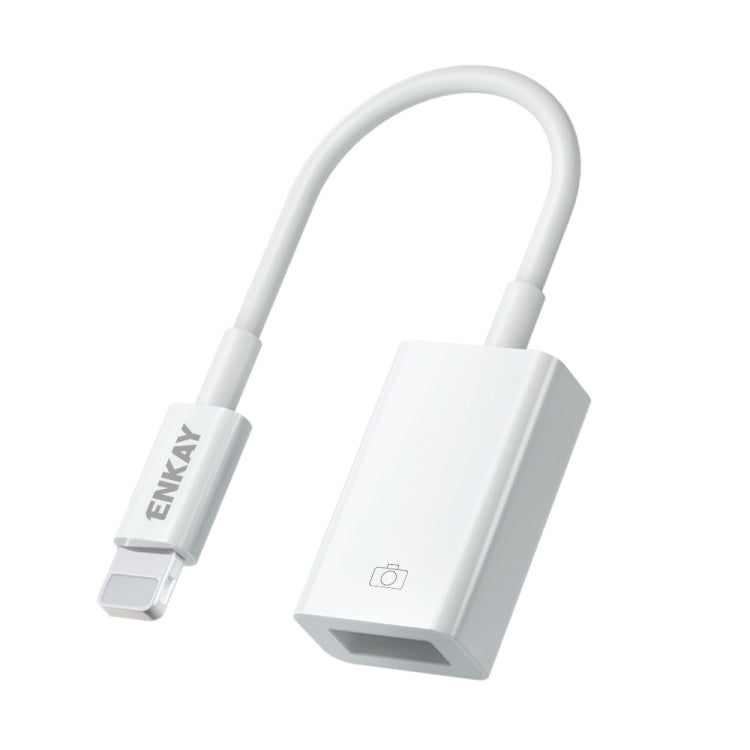 ENKAY ENK-AT108 Cable de datos adaptador OTG de 8 pines a USB 3.0 para iPhone / iPad