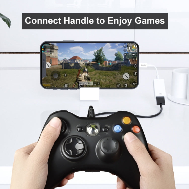 ENKAY ENK-AT108 Cable de datos adaptador OTG de 8 pines a USB 3.0 para iPhone / iPad