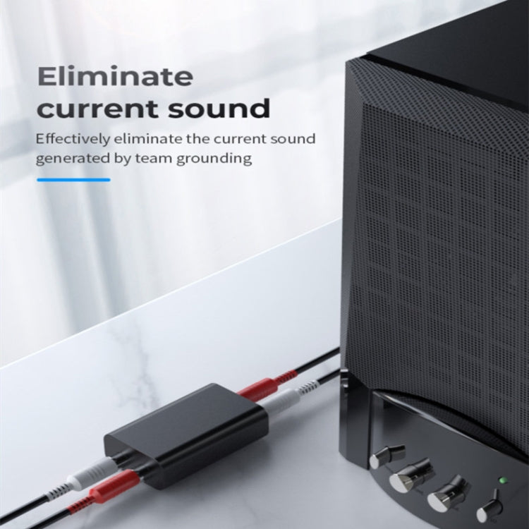 Aislador de tierra común de Audio G1 RCA, filtro de reducción de ruido antiinterferencias que elimina el receptor Bluetooth, G1 RCA