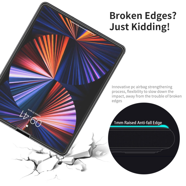 Película completa de vidrio templado con pegamento completo ENKAY Hat-Prince para iPad Pro 11 2021/2020/2018/Air 10,9 2022/2020, 1 PCS, 2 PCS