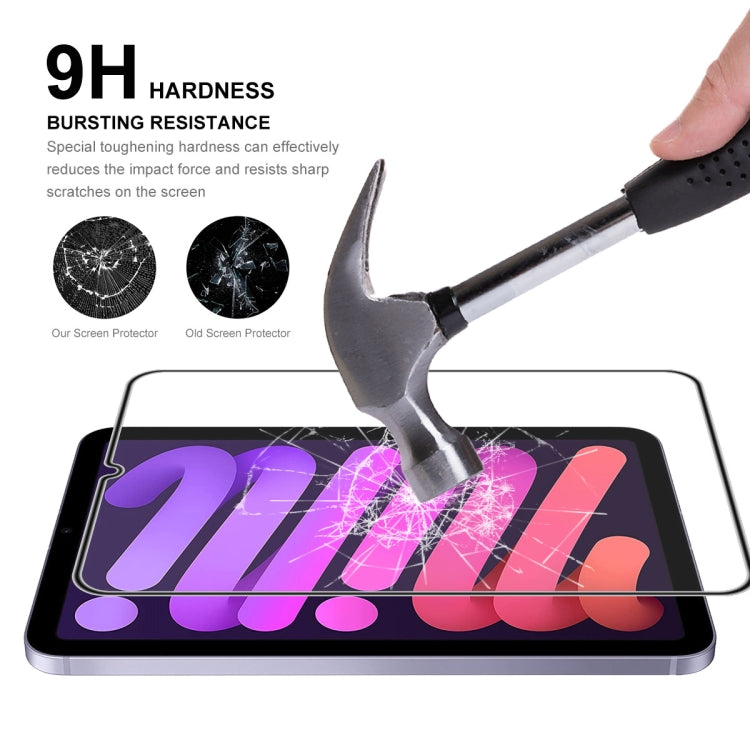 ENKAY Hat-Prince película completa de vidrio templado con pegamento completo para iPad mini 6, 1 PCS, 2 PCS
