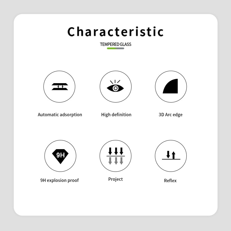 PINWUYO 9H Película de vidrio templado completamente a prueba de explosiones curvada en 3D, For iPhone 14, For iPhone 14 Plus, For iPhone 14 Pro, For iPhone 14 Pro Max