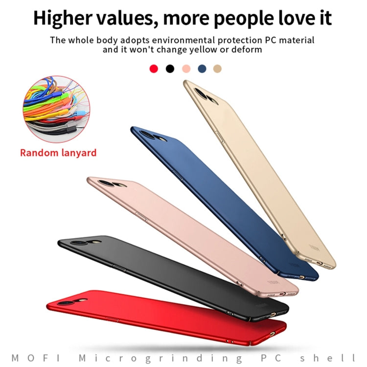 Estuche rígido ultrafino MOFI Frosted PC, For iPhone SE 2022 / 2020