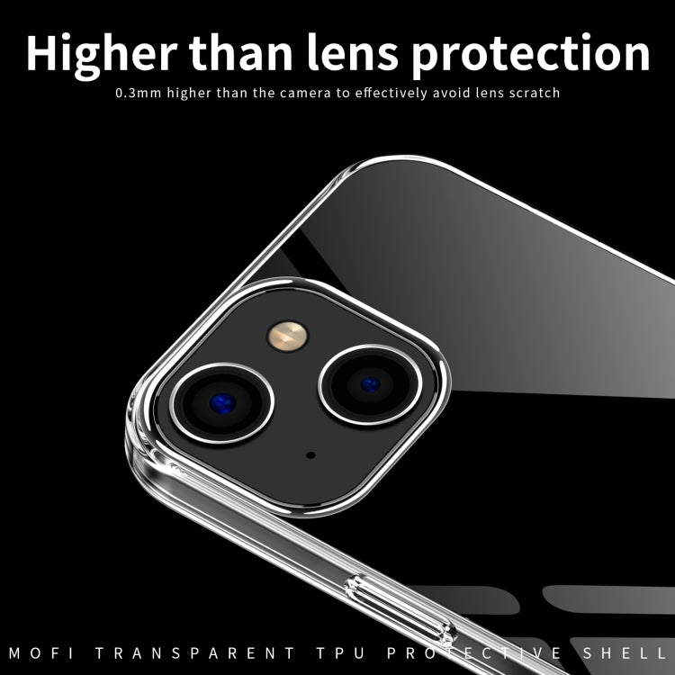 Funda de teléfono de TPU ultrafina de la serie Ming de MOFI, For iPhone 14, For iPhone 14 Pro, For iPhone 14 Plus, For iPhone 14 Pro Max, For iPhone 13 mini, For iPhone 13, For iPhone 13 Pro, For iPhone 13 Pro Max
