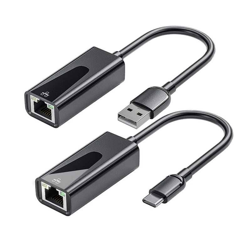 Adaptador Ethernet USB de tarjeta de red RJ45 de 1000 Mbps, USB 3.0, Type-C