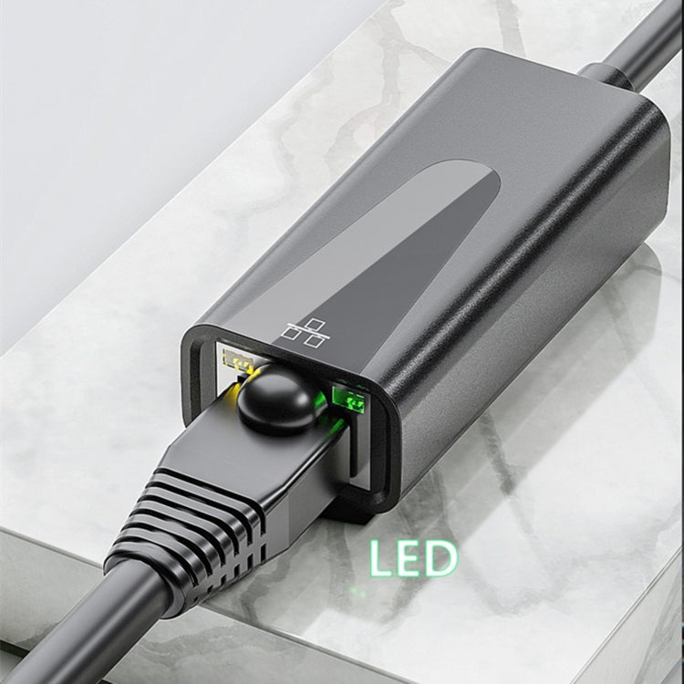 Adaptador Ethernet USB de tarjeta de red RJ45 de 1000 Mbps, USB 3.0, Type-C