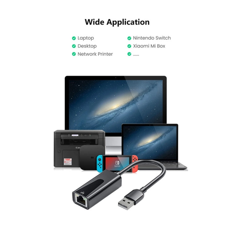 Adaptador Ethernet USB de tarjeta de red RJ45 de 1000 Mbps, USB 3.0, Type-C