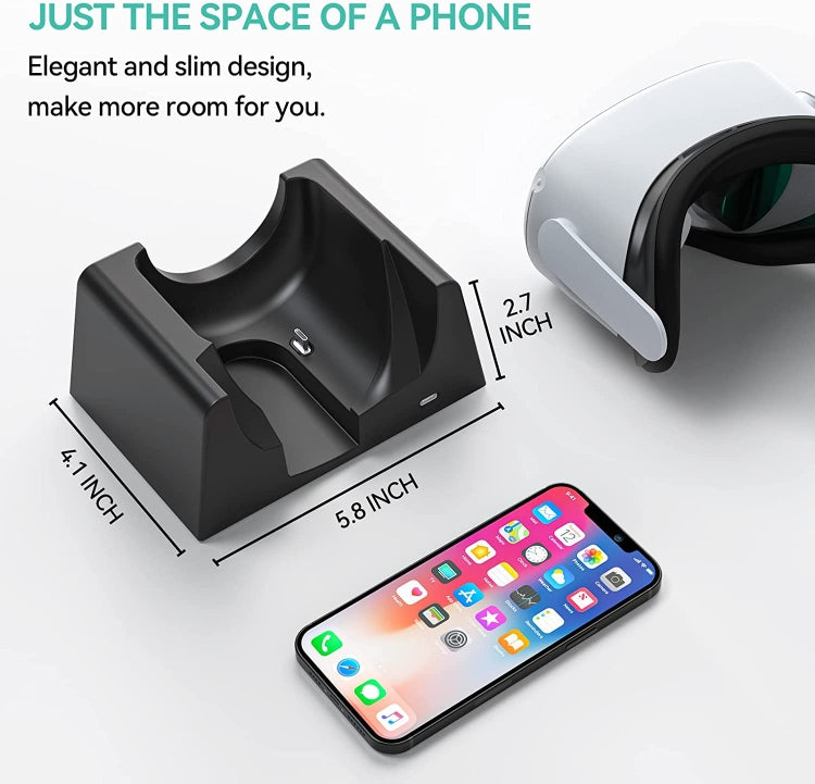 Soporte de carga para Oculus Quest 2 VR, accesorios VR, soporte de almacenamiento de Host, soporte de carga, VR Charging Stand