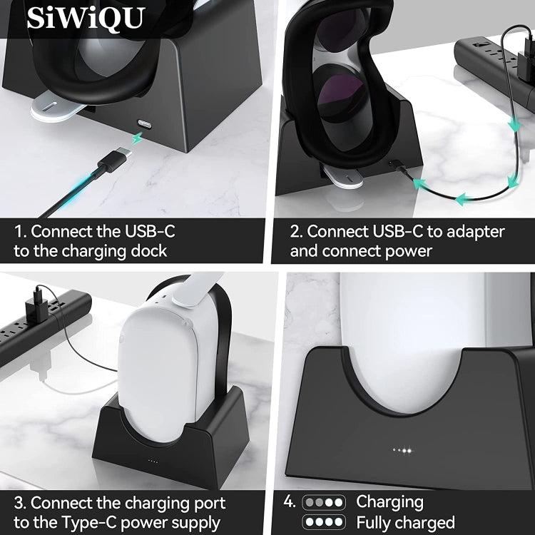 Soporte de carga para Oculus Quest 2 VR, accesorios VR, soporte de almacenamiento de Host, soporte de carga, VR Charging Stand