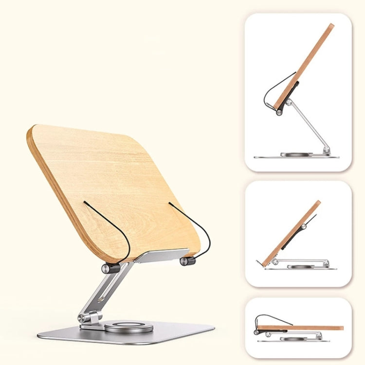 Boneruy R02 Soporte giratorio para computadora portátil de 360 grados Soporte para libros de lectura, R02