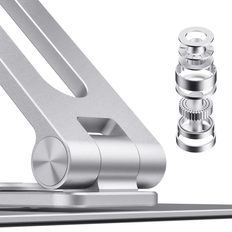 BONERUY L02 Soporte para computadora portátil Soporte giratorio de aleación de aluminio con disipación de calor de 360 grados, L02