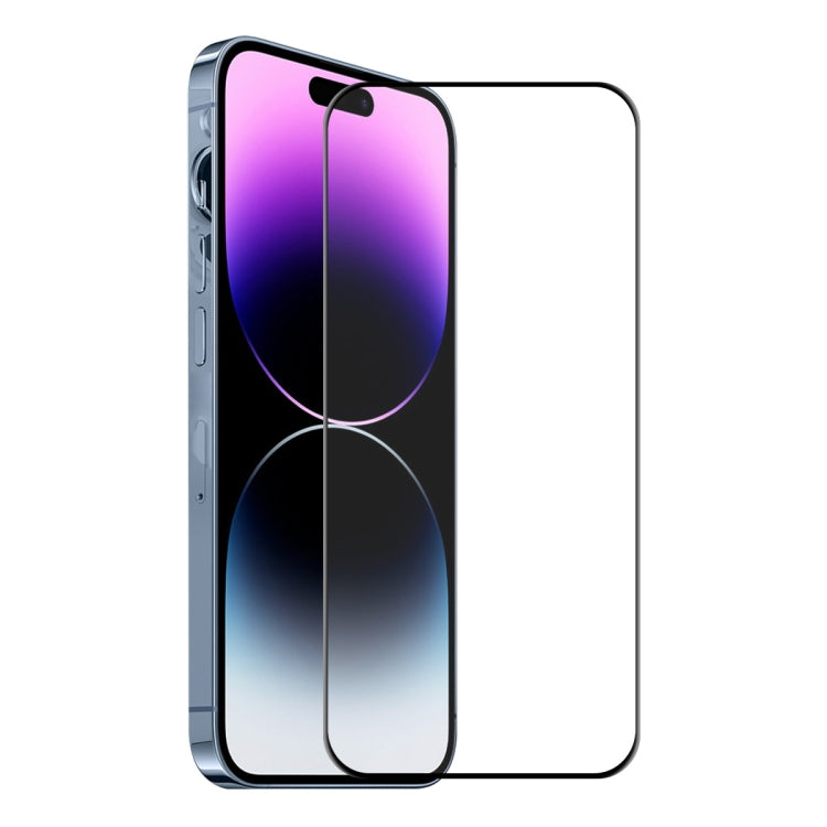 Película completa de vidrio templado con pegamento completo ENKAY 6D para iPhone 14 Pro, For iPhone 14 Pro (1 PC), For iPhone 14 Pro (2 PCS), For iPhone 14 Pro (5 PCS)
